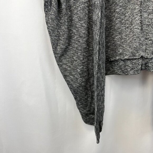 H&M Womens Multicolor Short Sleeve Open Front Hooded Cardigan Sweater Size Small - Picture 8 of 10